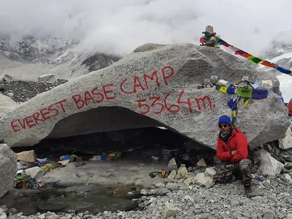 Everest base camp in Nepal