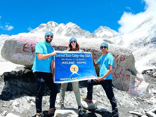 Everest base camp in Nepal
