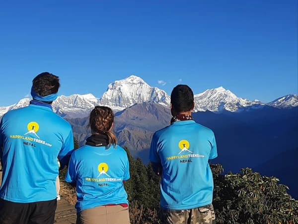 View from Poon Hill Mt. Dhaulagiri and Annapurna Himalayas