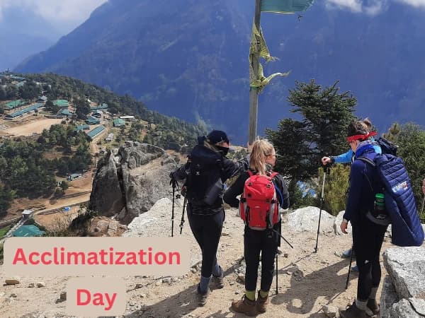 Namche bazar acclimatization day for Everest Base Camp