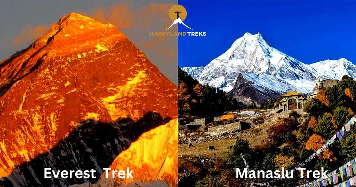 Is Manaslu Harder Than Everest Trek