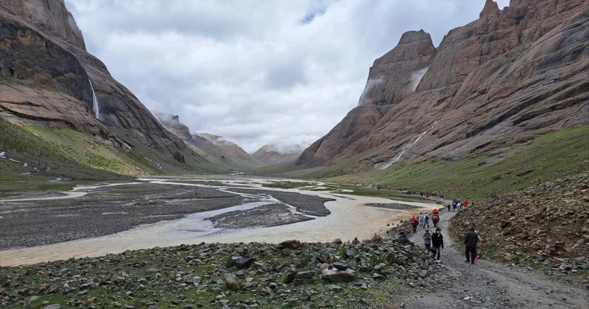 Pilgrimage route Kailash Kora