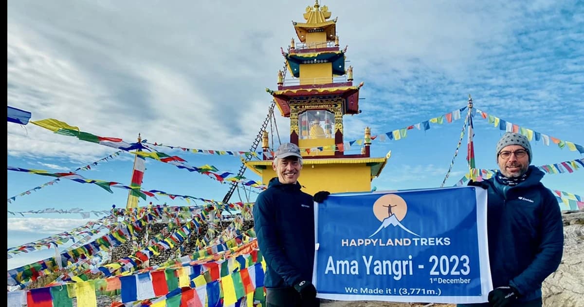 top of the ama yangri