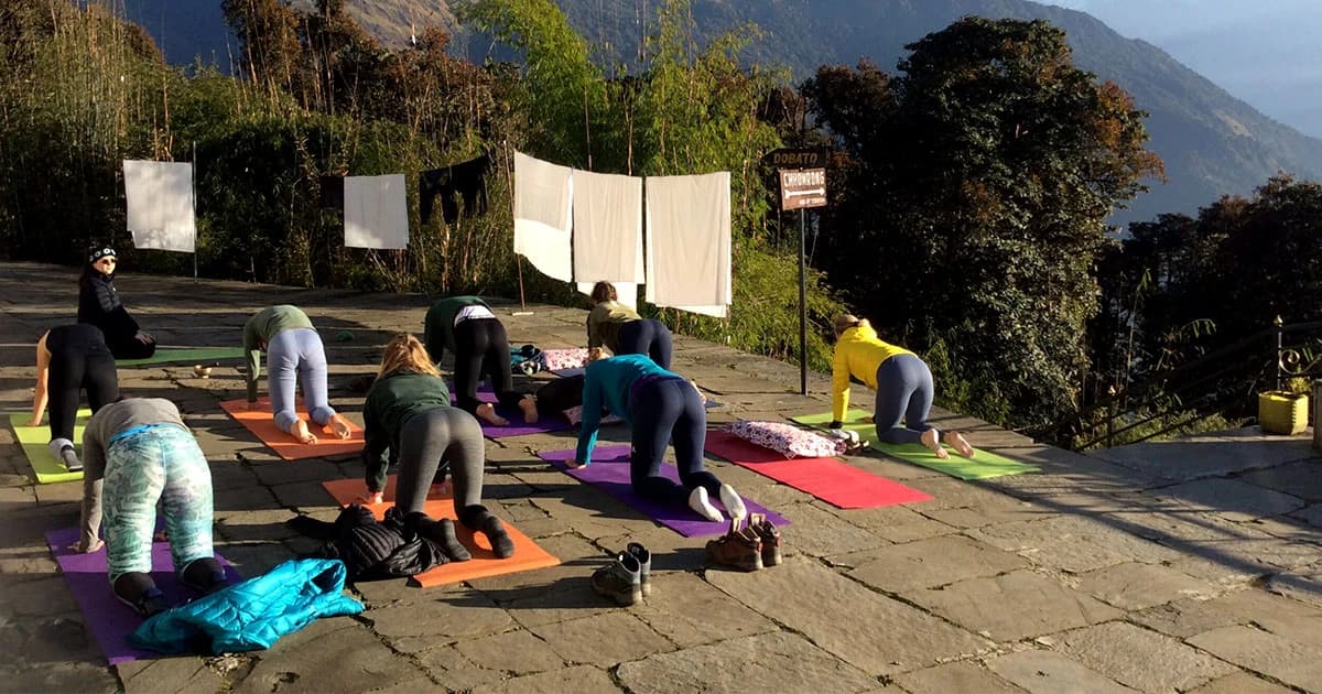 Nepal Yoga Trek Himalayas
